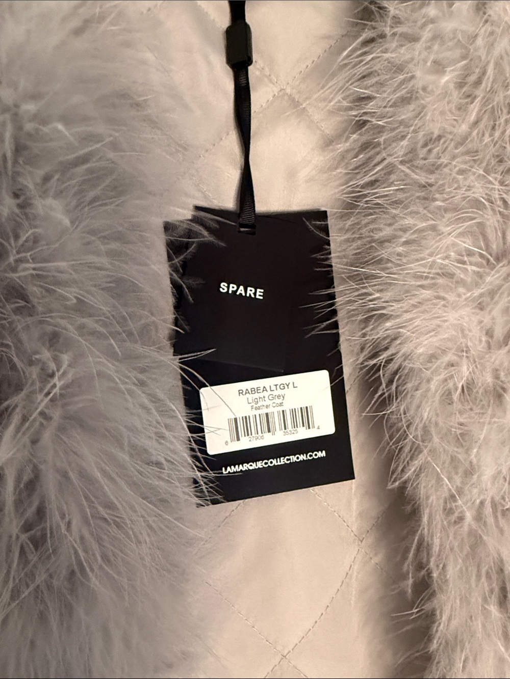 Lamarque Light Gray Teddy Jacket - Picture 4 of 8